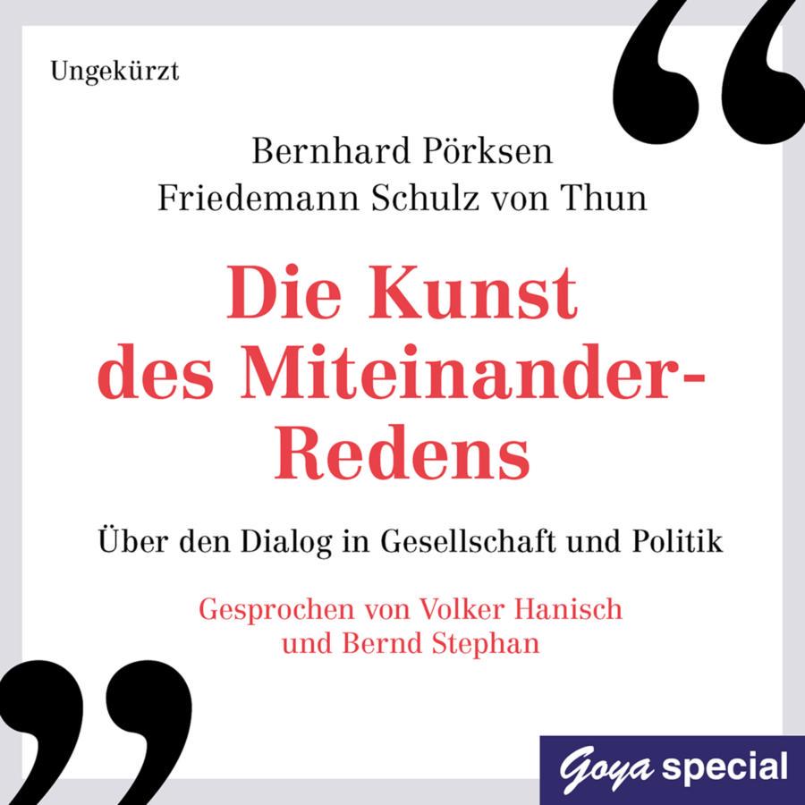 Cover Die Kunst des Miteinander-Redens - Ungekürzte Lesung
